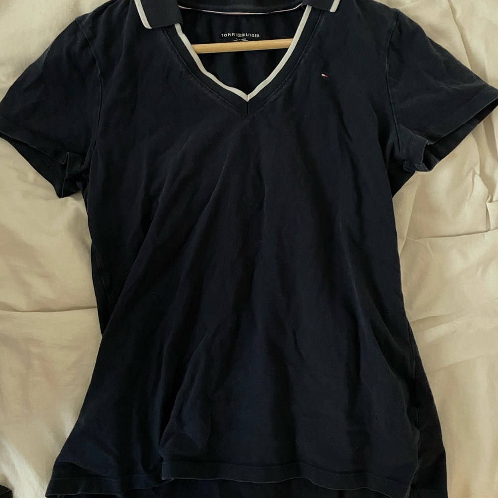 Tommy Hilfiger Women's Navy Polo Shirt